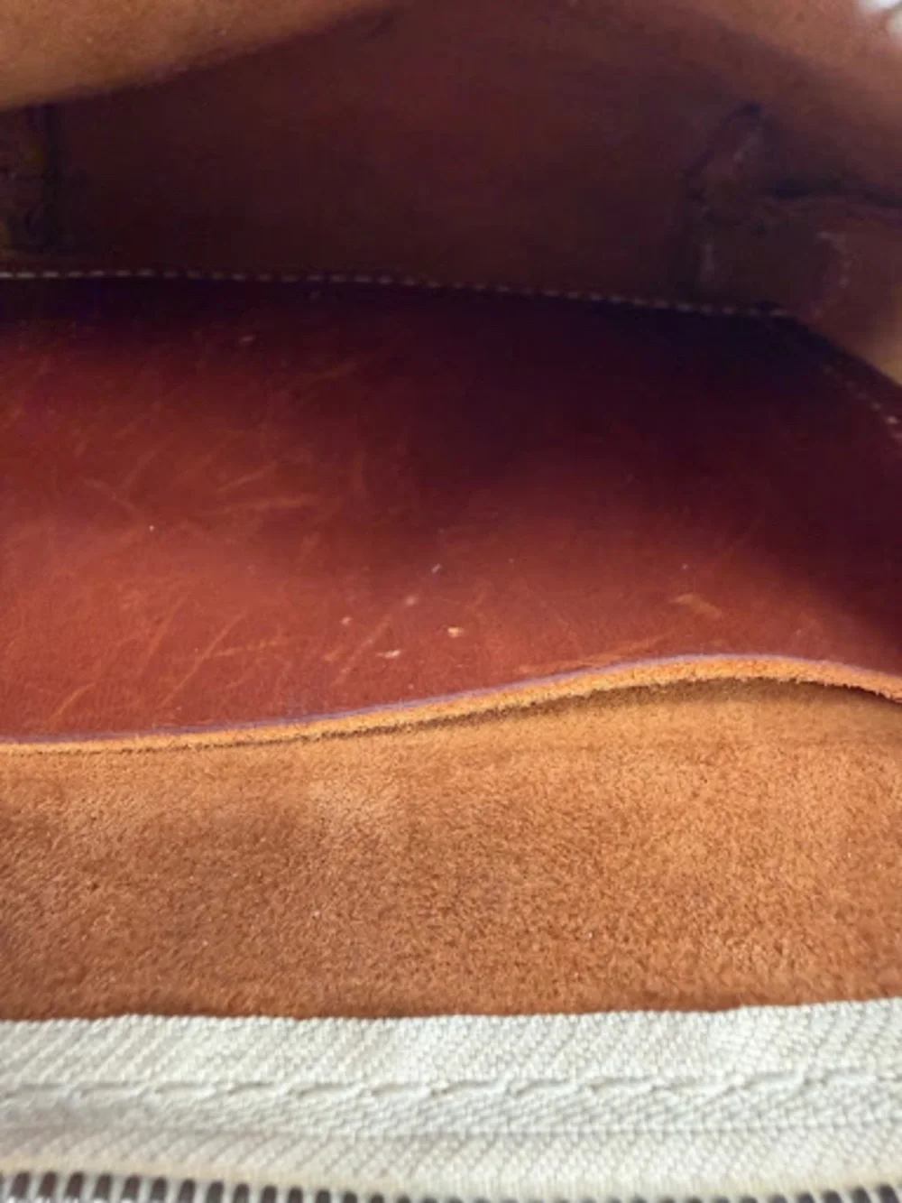 Portland Leather Goods Saddle Full Grain Leather Crossbody Bag Zip Top